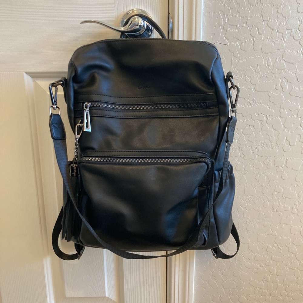 Faux leather bag